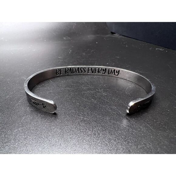 Be a Badass Everyday Cuff Bracelet - Picture 9 of 11